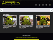 Tablet Screenshot of poopy.org